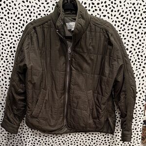 Women’s Olive Green Thread & Supply Boxy Quilted Jacket XS